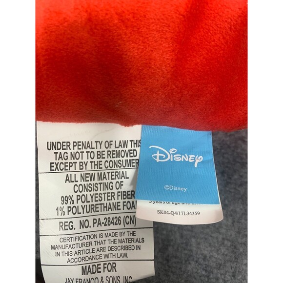 Mickey Mouse 3D Plush Pillow Stuffed So Soft & Cuddly 14" x 11" Disney Junior - Picture 5 of 5